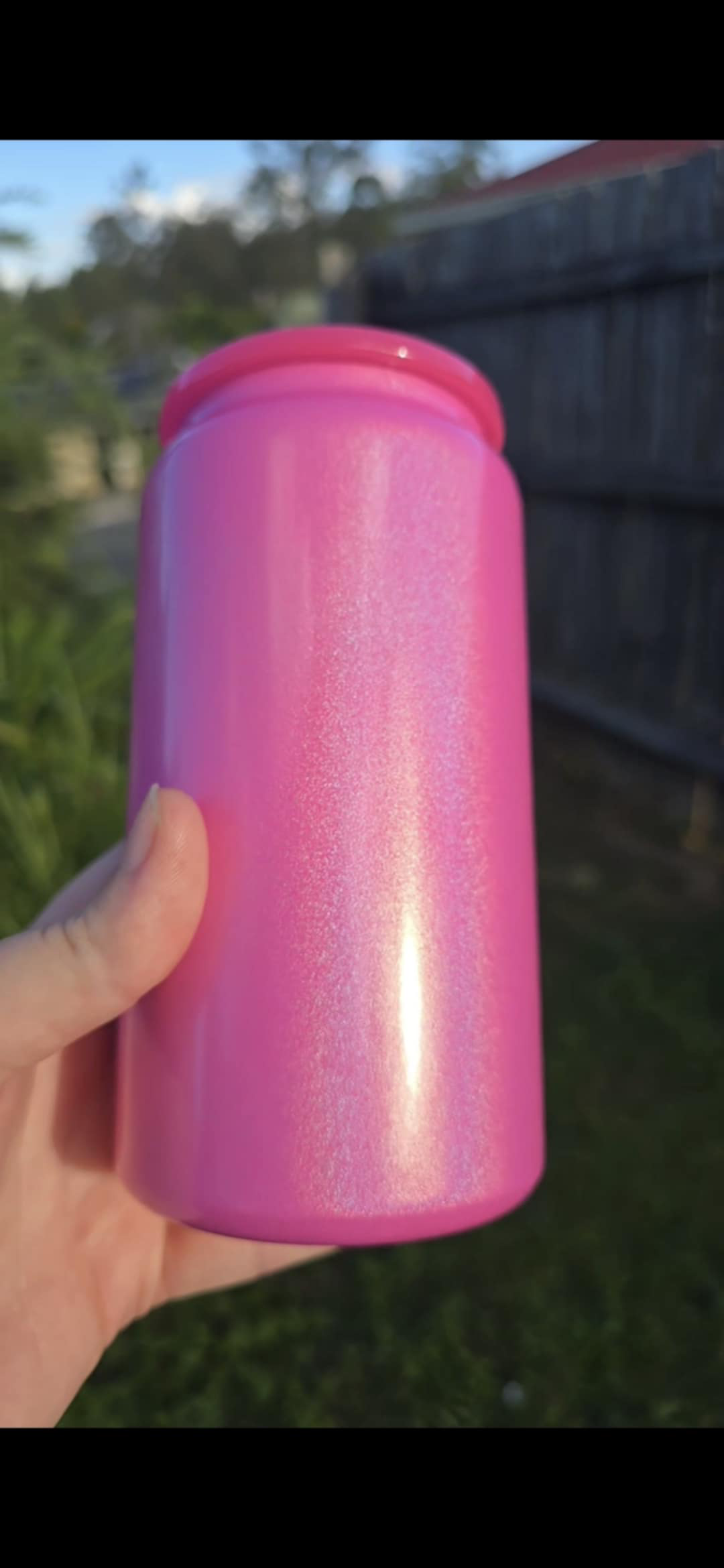 Shimmer Stainless Steel Cup 🌟