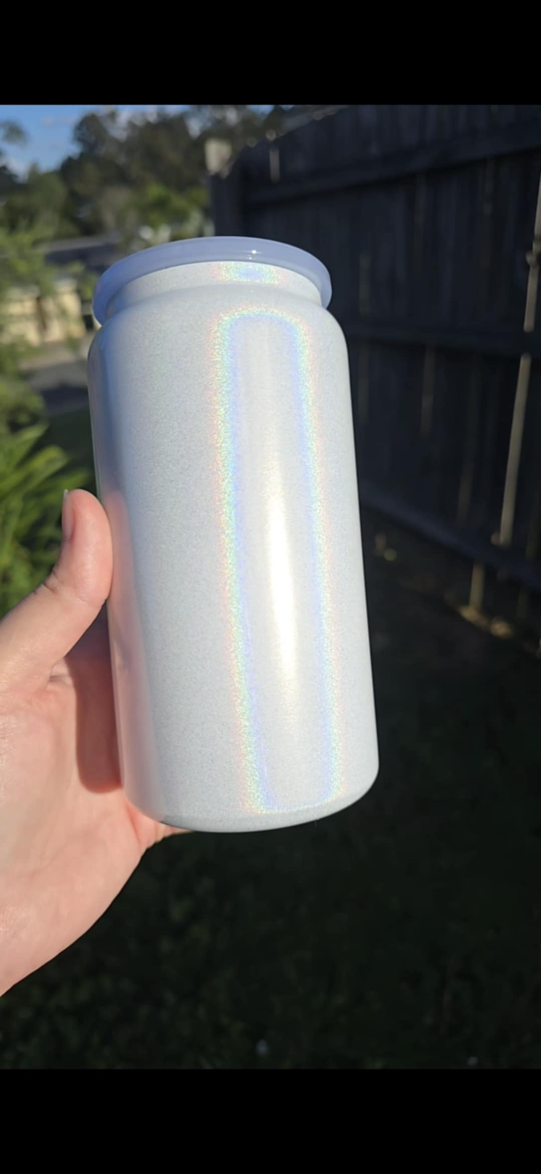 Shimmer Stainless Steel Cup 🌟