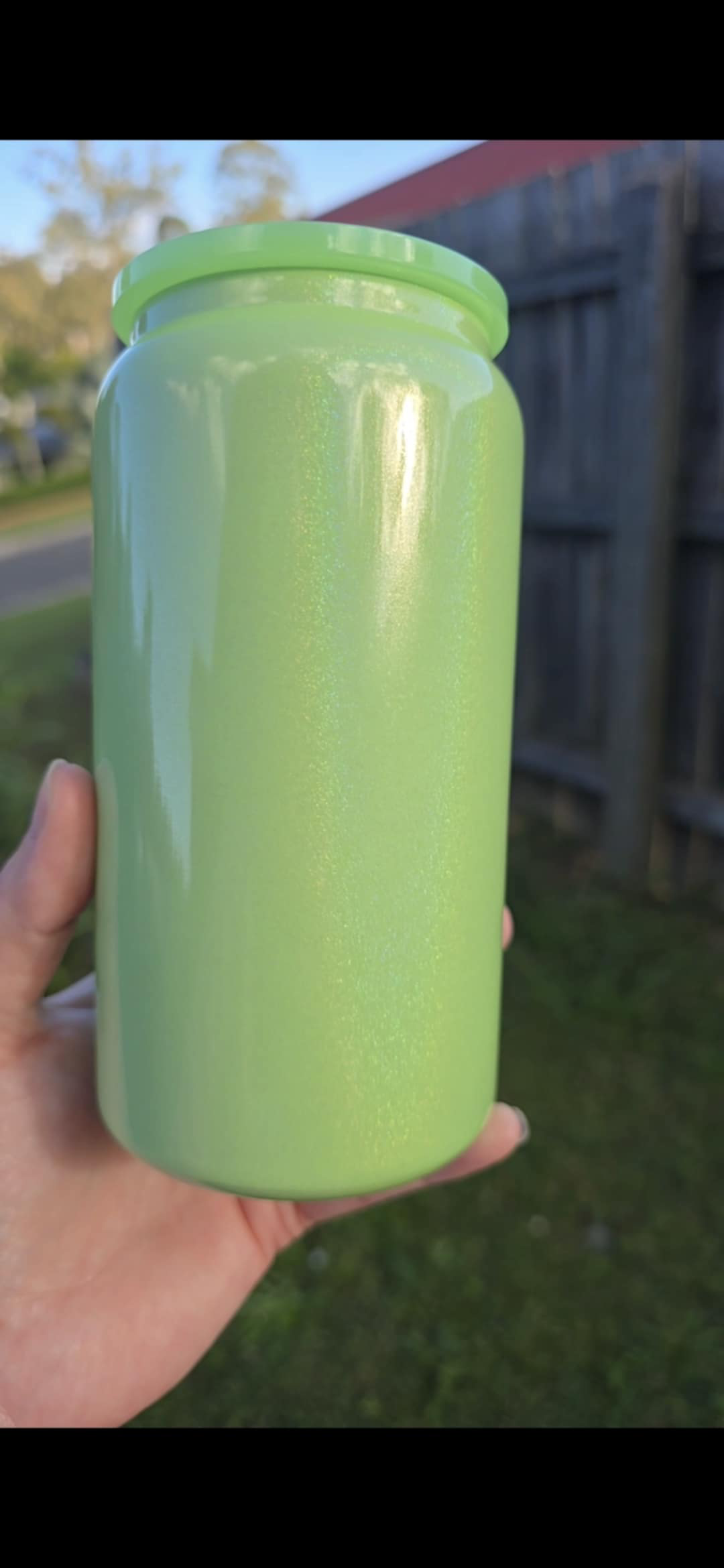 Shimmer Stainless Steel Cup 🌟